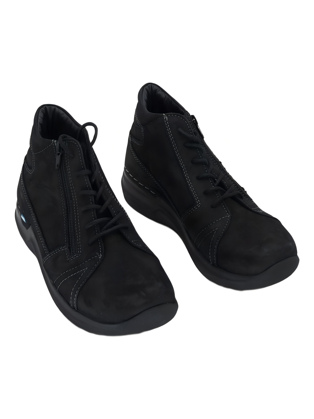 Wolky Womens Why Sneaker Black Size 7M